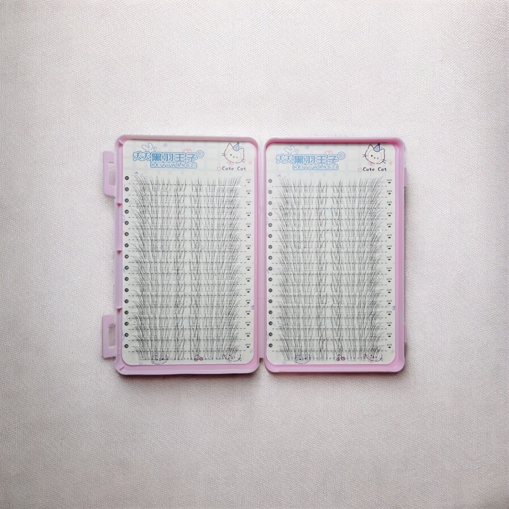Pink Eyelash Extension Trays